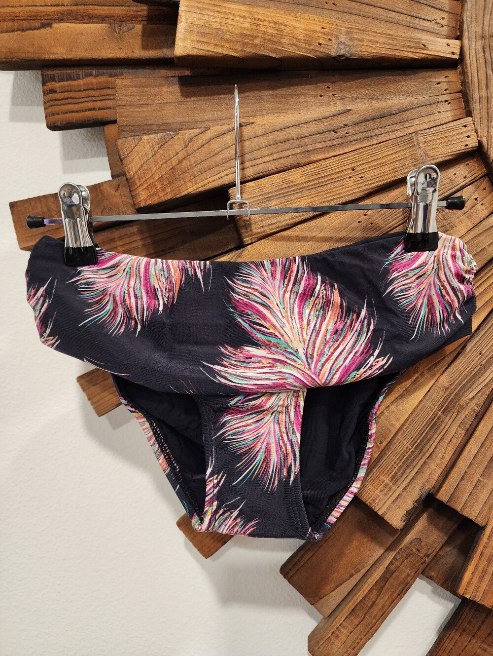 NEW! VIX PAULA HERMANNY Fold Over Tropical Bikini Bottoms